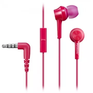 Fones de ouvido intra-auriculares Panasonic RP-TCM105/com microfone/conector 3.5/rosa PANASONIC - 1