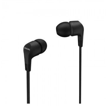 Fones de ouvido intra-auriculares Philips TAE1105/Jack 3.5/Preto PHILIPS - 1