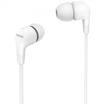 Fones de ouvido intra-auriculares Philips TAE1105WT/com microfone/conector 3.5/branco PHILIPS - 1