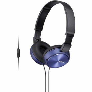 Fones de ouvido Sony MDRZX310APL/ com microfone/ Jack 3.5/ Azul SONY - 1