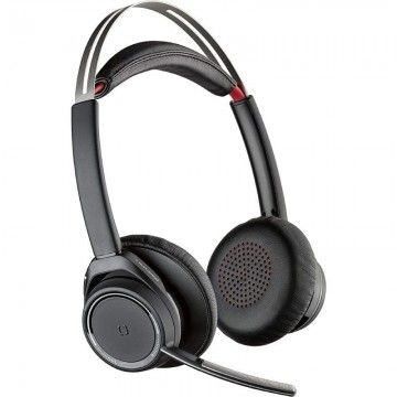 Fones de ouvido sem fio Plantronics Voyager Focus UC/ com microfone/ Bluetooth/ USB/ preto PLANTRONICS - 1