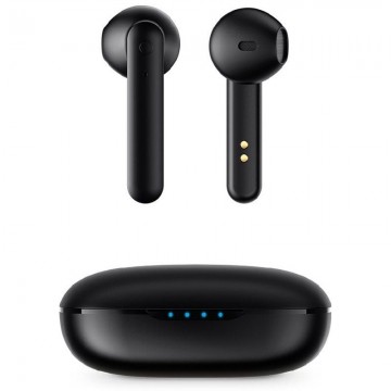 Fones de ouvido Bluetooth SPC Zion Go com estojo carregador/ Autonomia 3h/ Preto SPC - 1