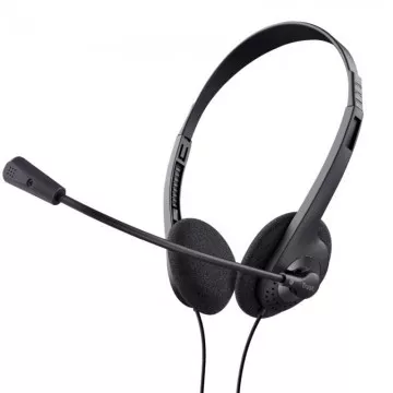 Trust Chat Headset 24659/ com microfone/ Jack 3.5/ Preto TRUST - 1