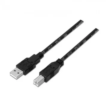 Impressora a cabo USB 2.0 Aisens A101-0006/ USB macho - USB macho/ 1,8 m/ preto AISENS - 1