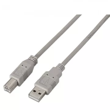 Impressora a cabo USB 2.0 Aisens A101-0002/ USB macho - USB macho/ 1,8 m/ bege AISENS - 1