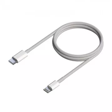 Cabo Lightning USB 2.0 Type-C Aisens A102-0543/ USB Type-C Macho - Lightning Macho/ 50cm/ Branco AISENS - 1