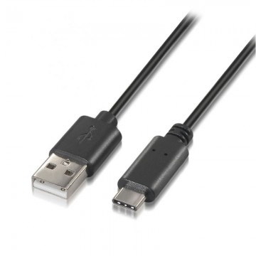 Cabo USB 2.0 tipo C Aisens A107-0050/ USB tipo C macho - USB macho/ 0,5 m/ preto AISENS - 1