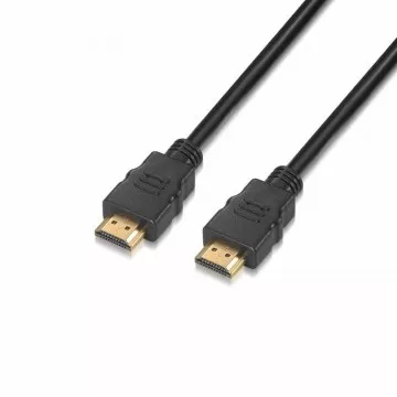 Cabo HDMI 2.0 4K Aisens A120-0118/ HDMI macho - HDMI macho/ 0,5 m/ certificado/ preto AISENS - 1