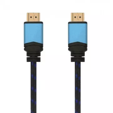 Cabo HDMI 2.0 4K Aisens A120-0357/ HDMI Macho - HDMI Macho/ 2m/ Preto/ Azul AISENS - 1