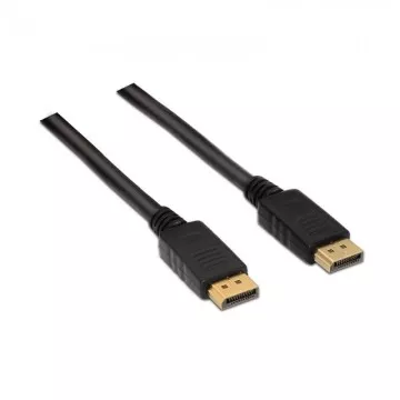 Cabo Displayport 1.2 4K Aisens A124-0130/ Displayport Macho - Displayport Macho/ 3m/ Preto AISENS - 1