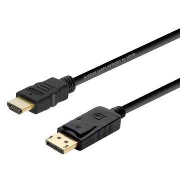 Cabo Displayport Aisens A125-0364/ Displayport Macho - HDMI Macho/ 2m/ Preto AISENS - 1