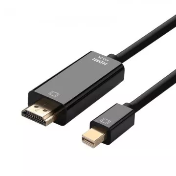 Aisens A125-0458/ Mini Displayport Macho - Cabo Conversor HDMI Macho/ 3m/ Preto AISENS - 1