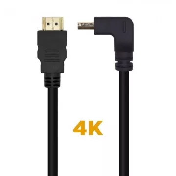 Cabo HDMI 2.0 4K Aisens A120-0456/ HDMI Macho - HDMI Macho/ 1m/ Preto AISENS - 1