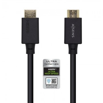 Cabo HDMI 2.1 8K Aisens A150-0422/ HDMI Macho - HDMI Macho/ 1,5m/ Certificado/ Preto AISENS - 1