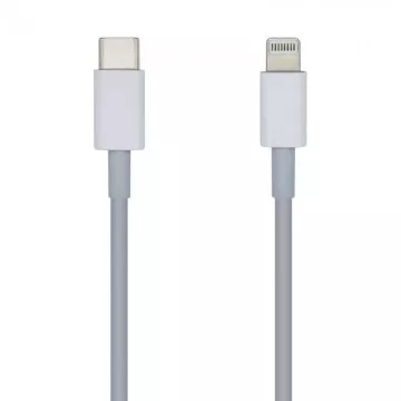 Cabo Lightning Aisens A102-0441/ Lightning Macho - USB Tipo-C Macho/ 20cm/ Branco AISENS - 1