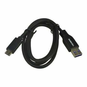 Cabo USB 3.0 tipo C Duracell USB5031A/ USB tipo C macho - USB macho/ 1 m/ preto DURACELL - 1