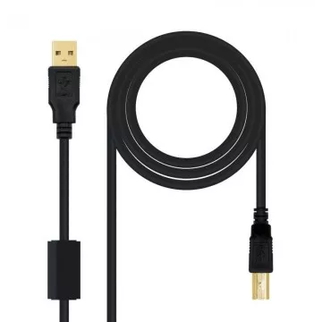 Cabo USB 2.0 Impressora Nanocabo 10.01.1203/ USB Macho - USB Macho/ 3m/ Preto NANO CABLE - 1