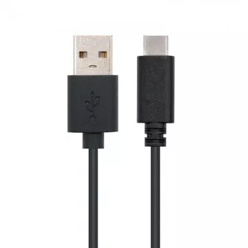 Cabo USB 2.0 Nanocabo 10.01.2100/ USB Type-C Macho - USB Macho/ 0,5 m/ Preto NANO CABLE - 1