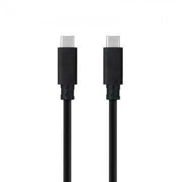 Cabo USB 3.1 Nanocabo 10.01.4100/ USB Type-C Macho - USB Type-C Macho/ 0,5m/ Preto NANO CABLE - 1