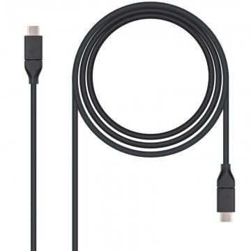 Cabo USB 3.1 Nanocabo 10.01.4101/ USB Type-C Macho - USB Type-C Macho/ 1m/ Preto NANO CABLE - 1