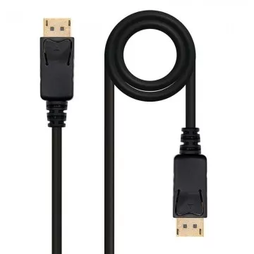 Cabo Displayport 1.2 4K Nanocable 10.15.2303/ Displayport Macho - Displayport Macho/ 3m/ Preto NANO CABLE - 1