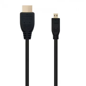 Cabo Micro HDMI Nanocabo 10.15.3502/ HDMI Macho - Micro HDMI Macho/ 1,8m/ Preto NANO CABLE - 1