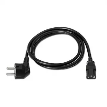 Cabo de alimentação Nanocable 10.22.0102/ Schuko Macho - C13 Fêmea/ 1,5m/ Preto NANO CABLE - 1