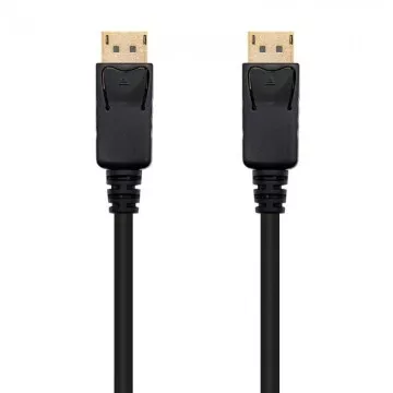 Cabo Displayport 1.2 4K Nanocable 10.15.2301-L150/ Displayport Macho - Displayport Macho/ 1,5m/ Preto NANO CABLE - 1