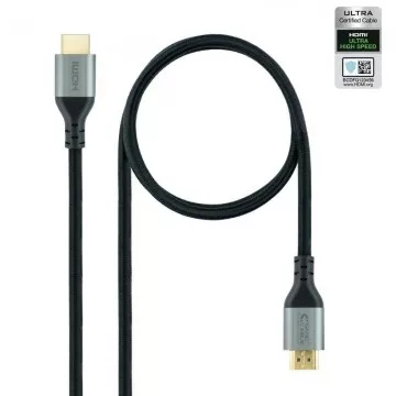 Cabo HDMI 2.1 Nanocabo 8K 10.15.8103/ HDMI Macho - HDMI Macho/ 3m/ Certificado/ Preto NANO CABLE - 1