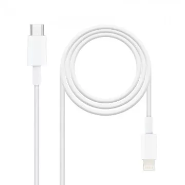 Cabo Nanocabo Lightning USB 2.0 Type-C 10.10.0600/ USB Type-C Macho - Lightning Macho/ 50cm/ Branco NANO CABLE - 1