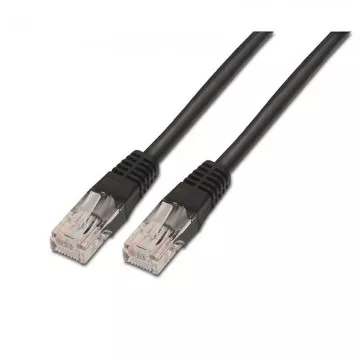 Cabo de Rede RJ45 UTP Aisens A133-0204 Cat.5e/ 2m/ Preto AISENS - 1