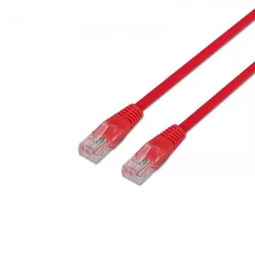 Cabo de Rede RJ45 UTP Aisens A133-0187 Cat.5e/ 50cm/ Vermelho AISENS - 1