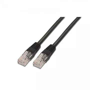 Cabo de Rede RJ45 UTP Aisens A135-0258/ Cat.6/ 1m/ Preto AISENS - 1