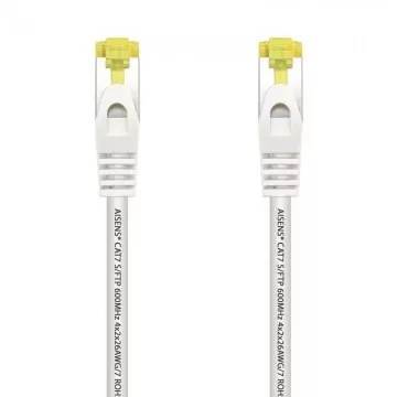 Cabo de Rede RJ45 SFTP Aisens A146-0488 Cat.7/ 25cm/ Branco AISENS - 1