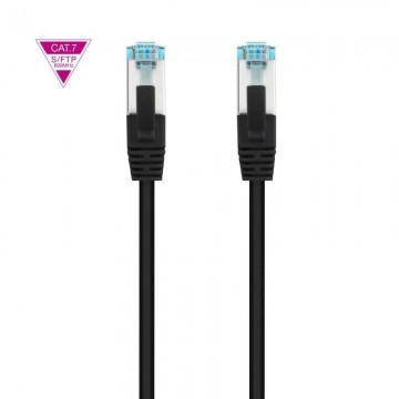 Cabo de rede Nanocabo RJ45 SFTP 10.20.1700-L25-BK Cat.7/ 25cm/ Preto NANO CABLE - 1