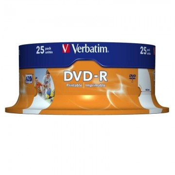 DVD-R Imprimível Verbatim 16X/ Tub-25uds VERBATIM - 1