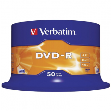 Unidades DVD-R Verbatim Advanced AZO 16X/ Tub-50 VERBATIM - 1