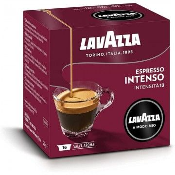 Cápsula Lavazza Intensely para máquinas de café A Modo Mio/ Caixa com 16 LAVAZZA - 1