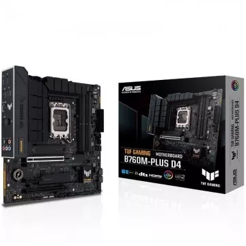 Placa-mãe Asus TUF GAMING B760M-PLUS D4/ Socket 1700/ Micro ATX ASUS - 1