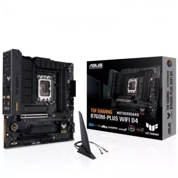 Placa-mãe Asus TUF GAMING B760M-PLUS WIFI D4/ Socket 1700/ Micro ATX ASUS - 1