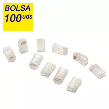 Conectores RJ45 Aisens A138-0292/ Cat.5e/ 100 unidades AISENS - 1