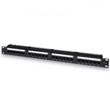 Patch Panel Aisens A141-0509/ 24 portas/ Cat.6/ Altura 1U/ Gerenciamento de cabos AISENS - 1