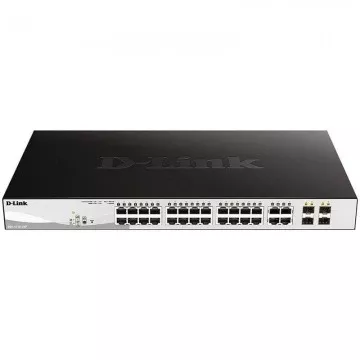 D-Link DGS-1210-24P 24 portas/ RJ-45 10/100/1000/ PoE/ SFP Switch Gerenciável DLINK - 1