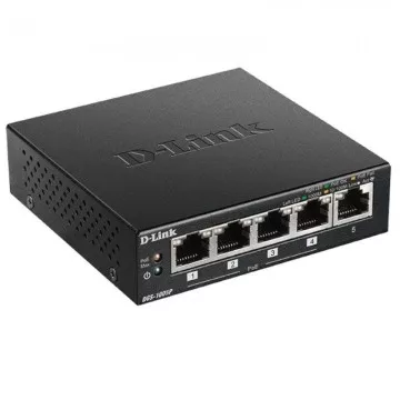 D-Link DGS-1005P 5 portas/ RJ-45 10/100/1000 PoE Switch DLINK - 1