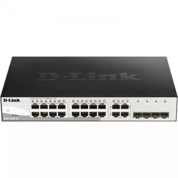 D-Link DGS-1210-16 16 portas/ Gigabit 10/100/1000/ Switch gerenciável SFP DLINK - 1