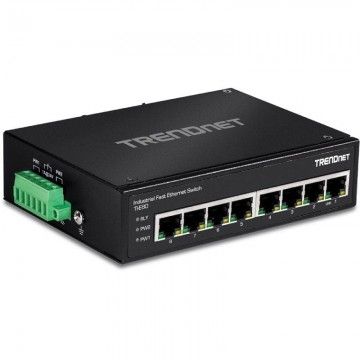 Switch TRENDnet TI-E80 8 portas/ RJ-45 Gigabit 10/100 TRENDNET - 1