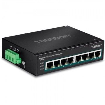Switch TRENDnet TI-PE80 8 portas/ RJ-45 Gigabit 10/100 PoE TRENDNET - 1