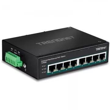 Switch TRENDnet TI-PE80 8 portas/ RJ-45 Gigabit 10/100 PoE TRENDNET - 1