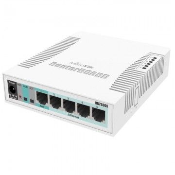 Switch Mikrotik CSS106-5G-1S 6 portas/ RJ45 10/100/1000/ SFP/ PoE  - 1
