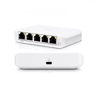 Switch gerenciável Ubiquiti USW-Flex Mini 5 portas/RJ45 10/100/1000 POE  - 1